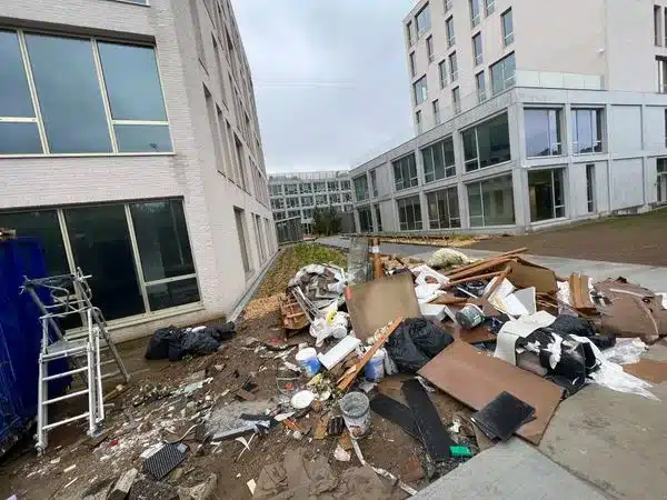 Débarras d’une fin de chantier à Saint-Herblain